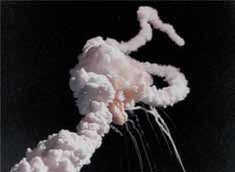  Взрыв шаттла «Челленджер» Источник: NASA